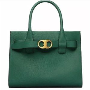 NWT Tory Burch Gemini link belted tote leather bag